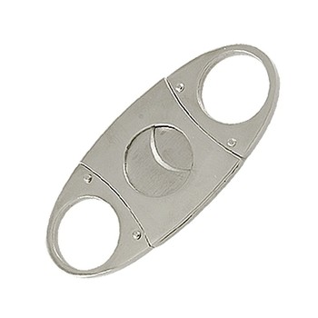 Pocket Double Blades Stainless Steel Cigar Cutter/Scissors/Guillotine